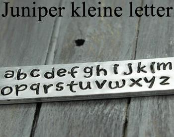 LETTERTYPE JUNIPER kleine letters